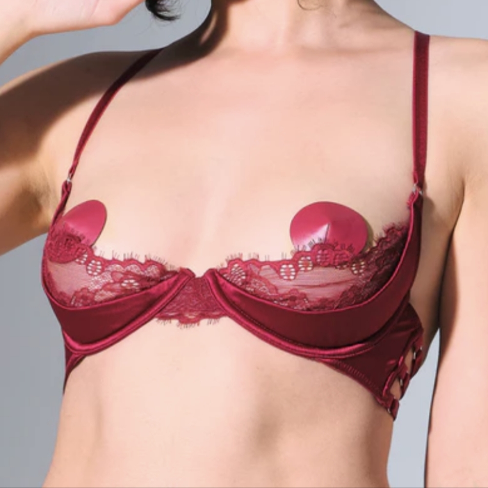 Thistle and Spire vegan leather ruby pasties